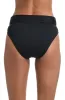 Island Goddess Crossover High Waist Bottom - Black - FINAL SALE sold by La Blanca