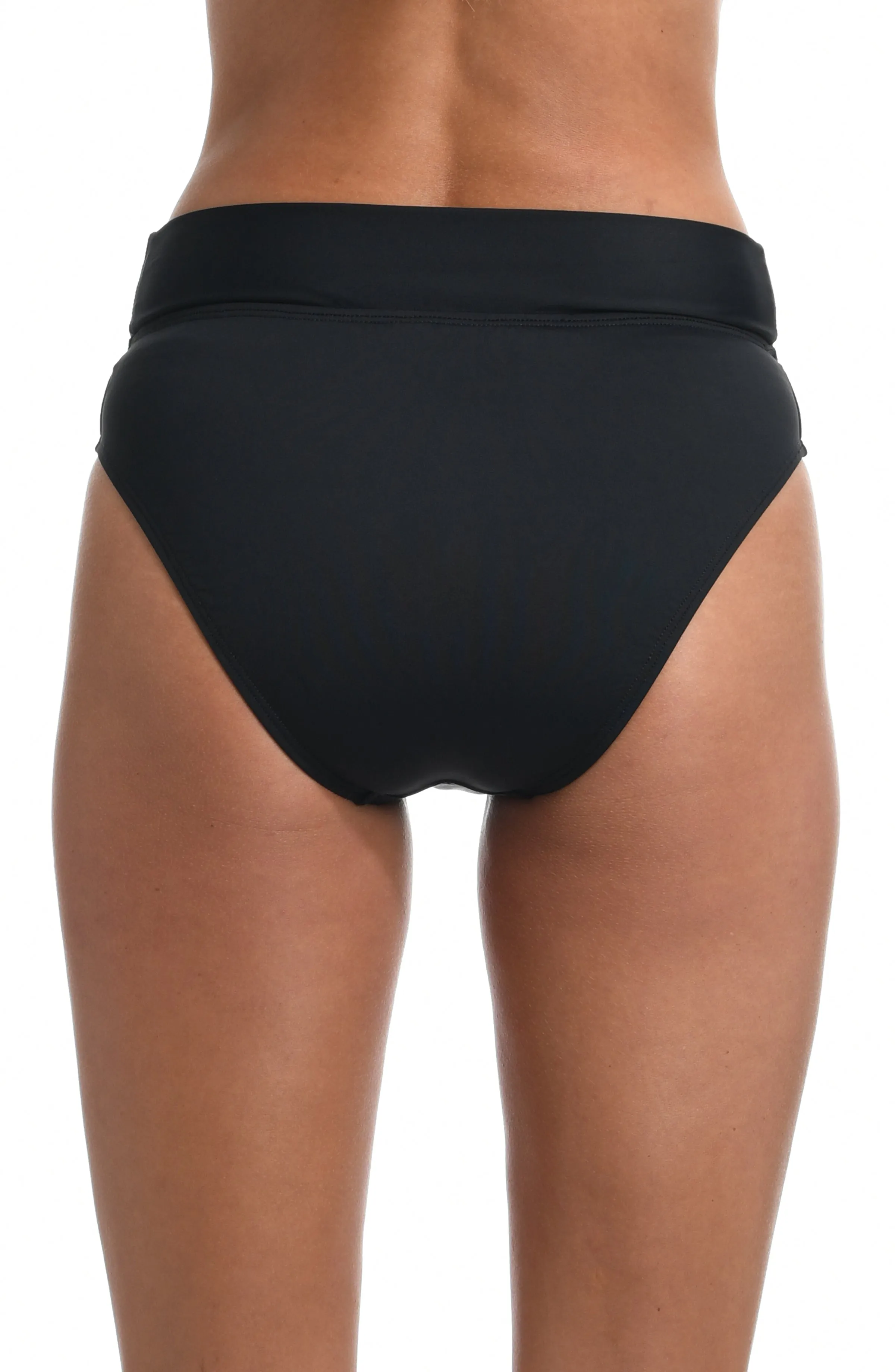 Island Goddess Crossover High Waist Bottom - Black - FINAL SALE sold by La Blanca product image thumbnail 2
