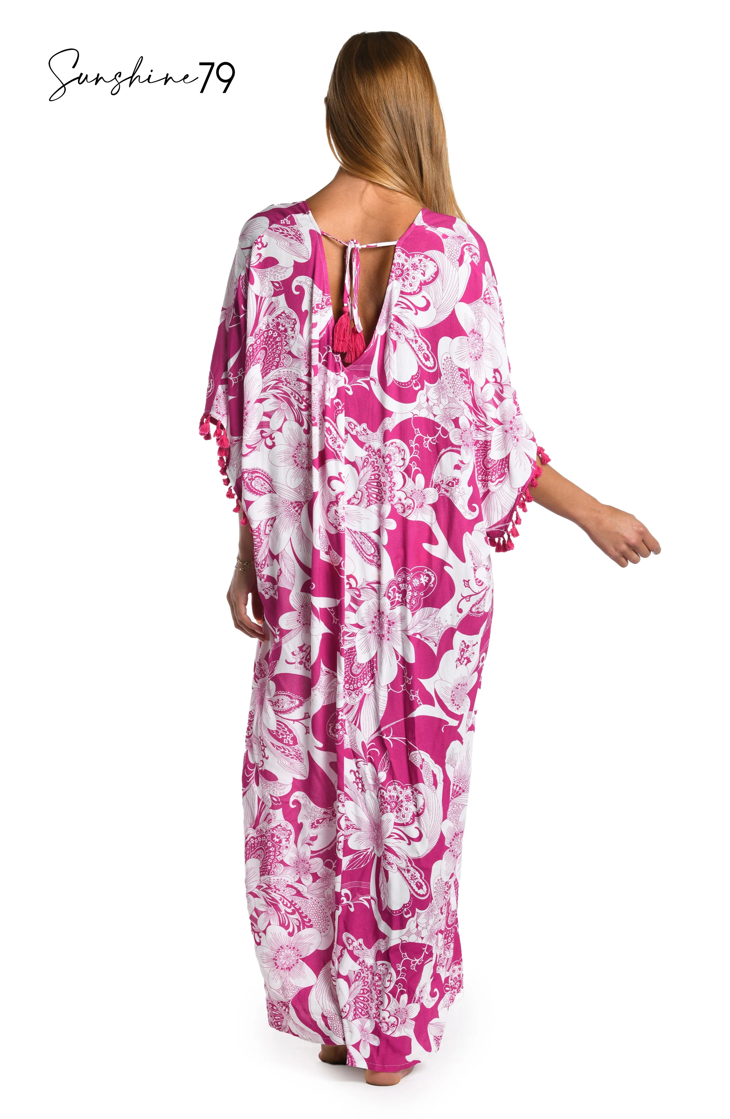 Sunshine 79 Boho Blooms Maxi Dress - FINAL SALE sold by La Blanca product image thumbnail 2