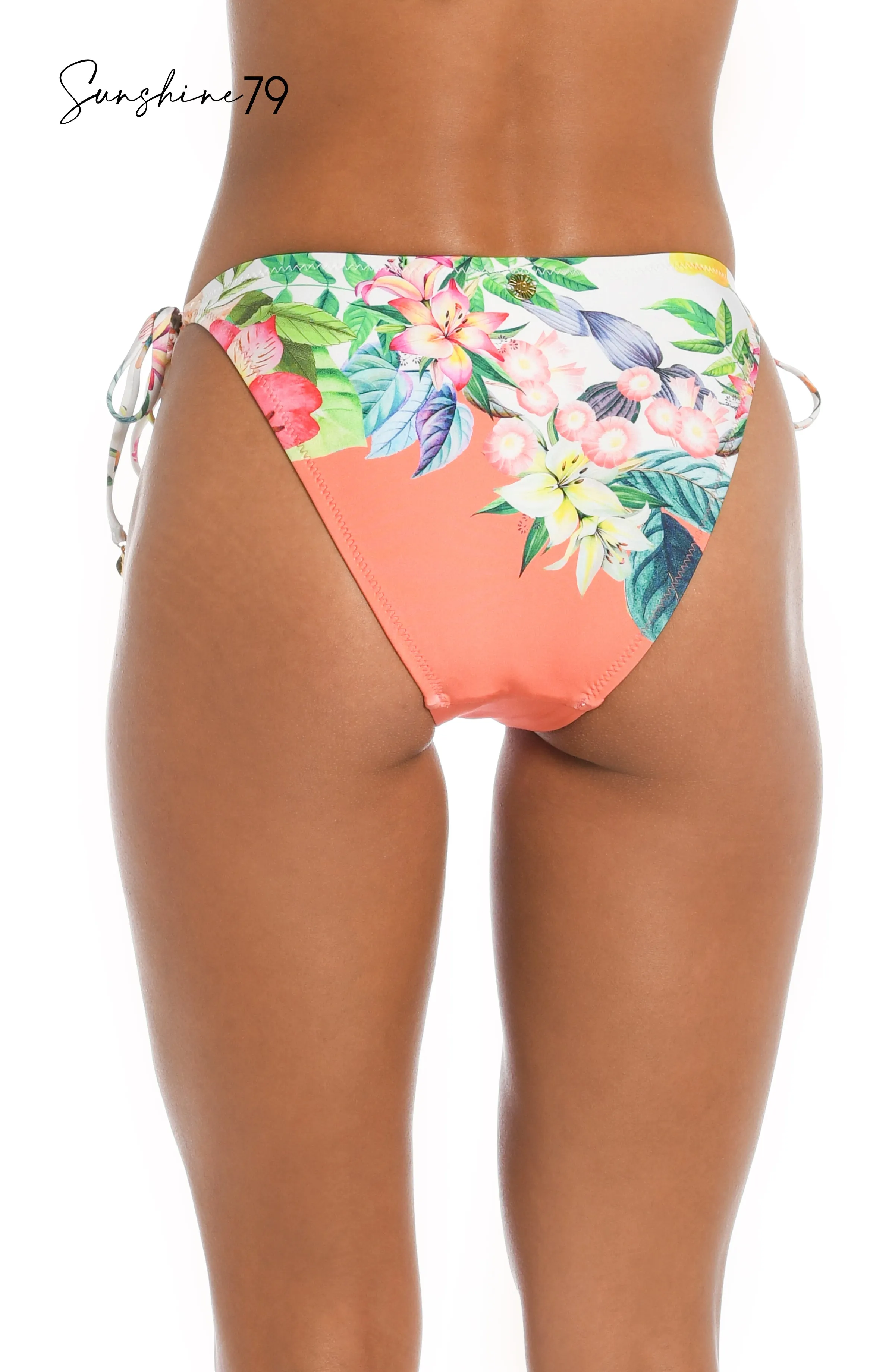 Sunshine 79 Into The Garden String Tie-Side Hipster Bottom - FINAL SALE sold by La Blanca product image thumbnail 2