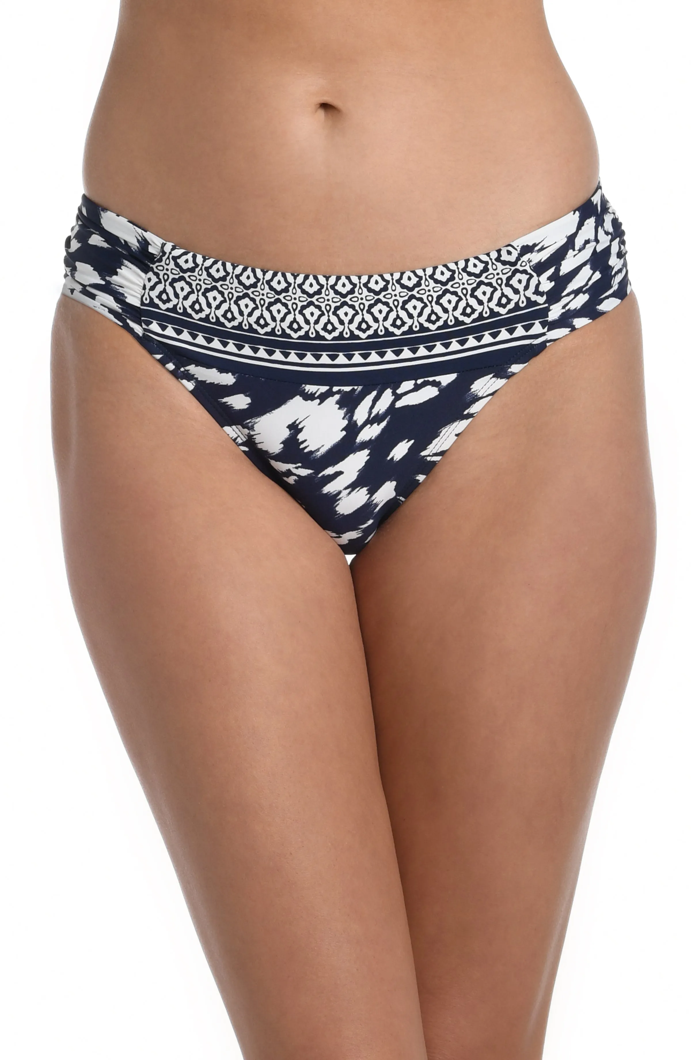 Changing Tides Side Shirred Hipster Bottom (Final Sale) sold by La Blanca