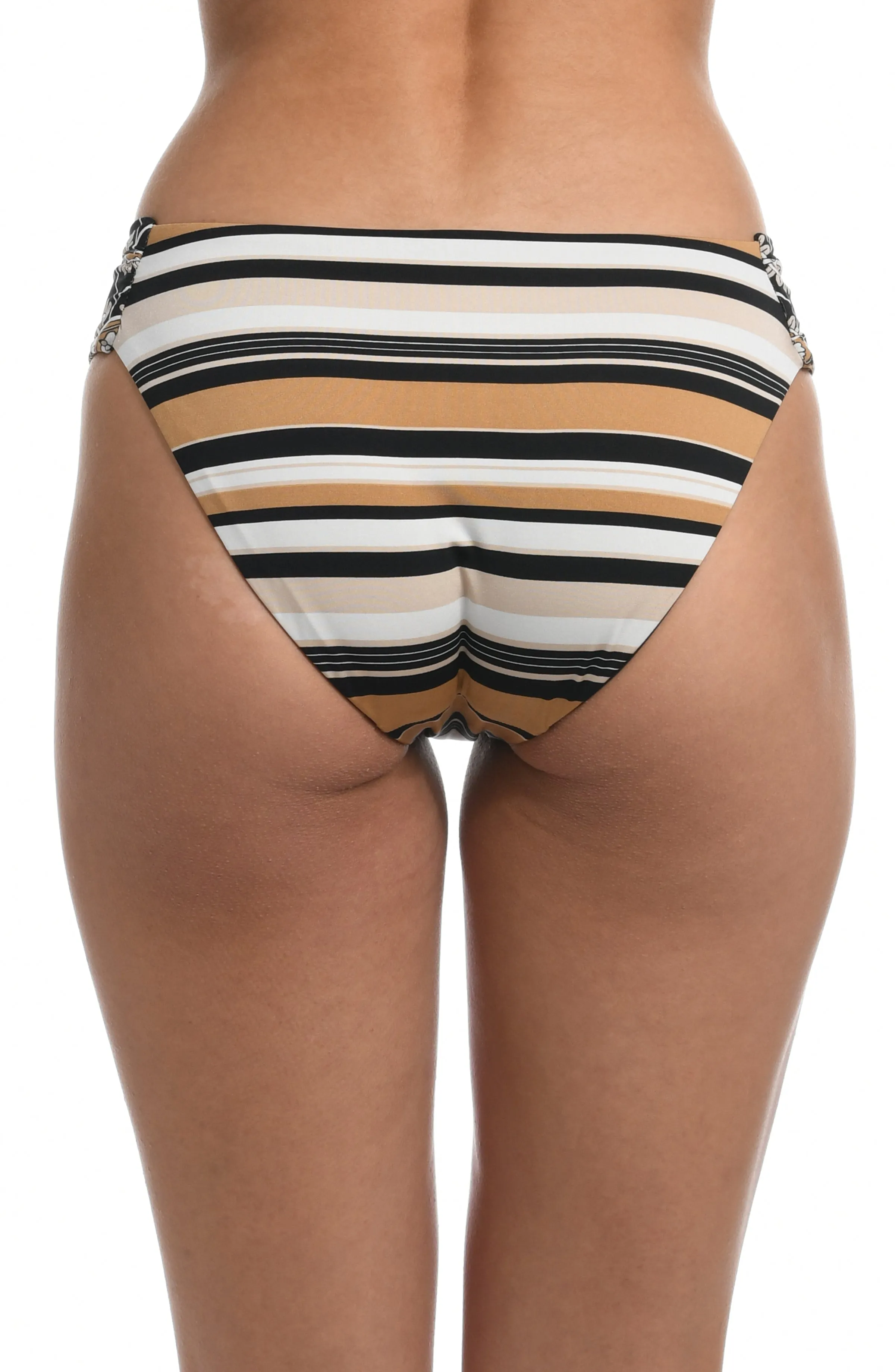 Sunshine 79 70's Stripe Side Shirred Hipster Bottom - FINAL SALE sold by La Blanca product image thumbnail 2