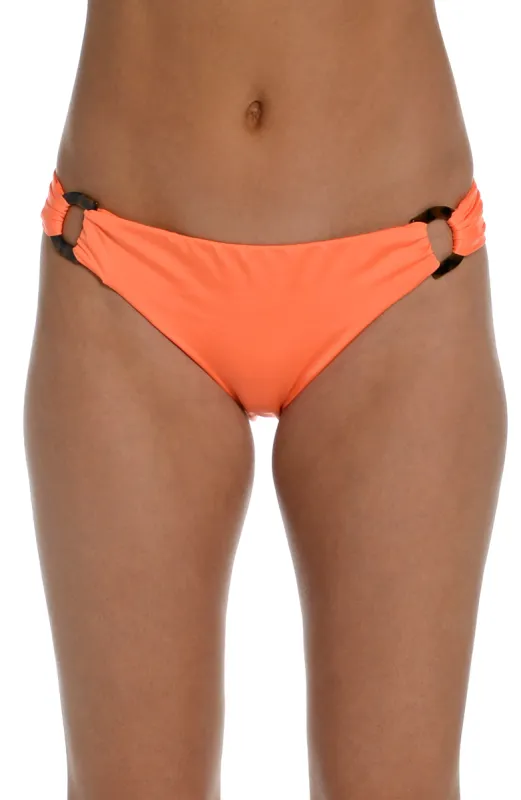 Sunshine 79 Wanderlust Solids D Ring Side Tie Hipster Bottom - FINAL SALE sold by La Blanca