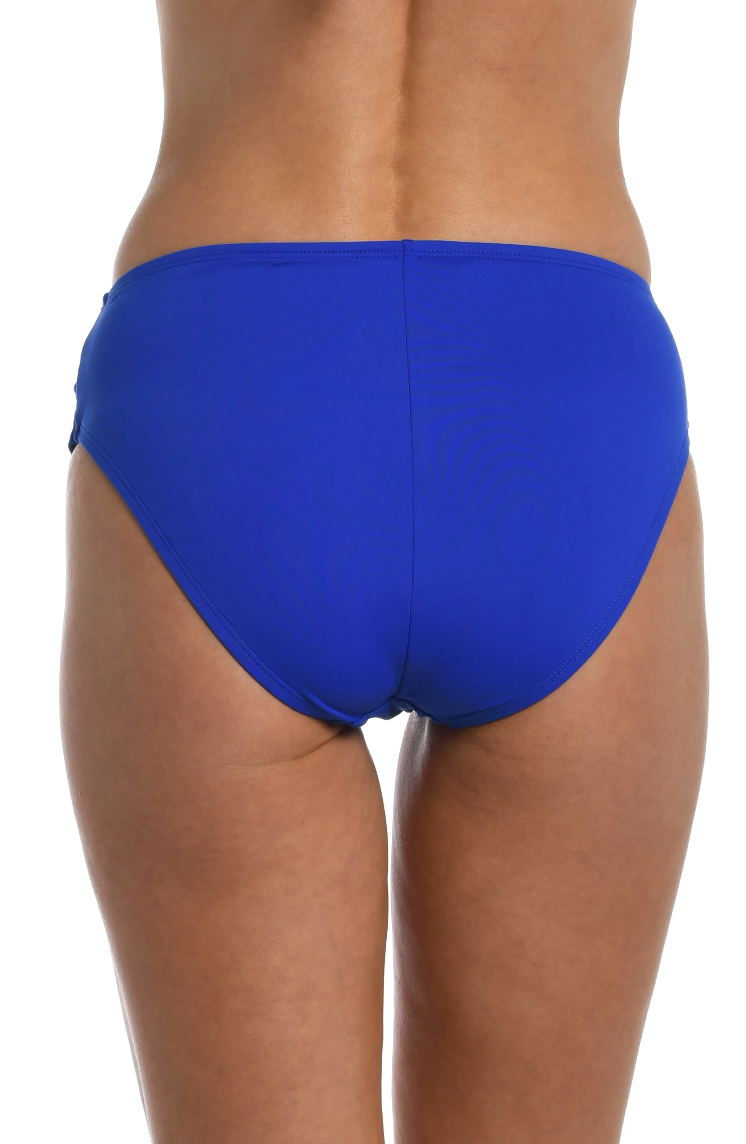 Island Goddess Mid-Waist Sash Band Bottom - Sapphire sold by La Blanca product image thumbnail 2