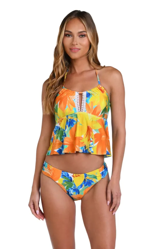 Sunshine 79 Summertime Vibes Over The Shoulder Midkini Top - FINAL SALE sold by La Blanca