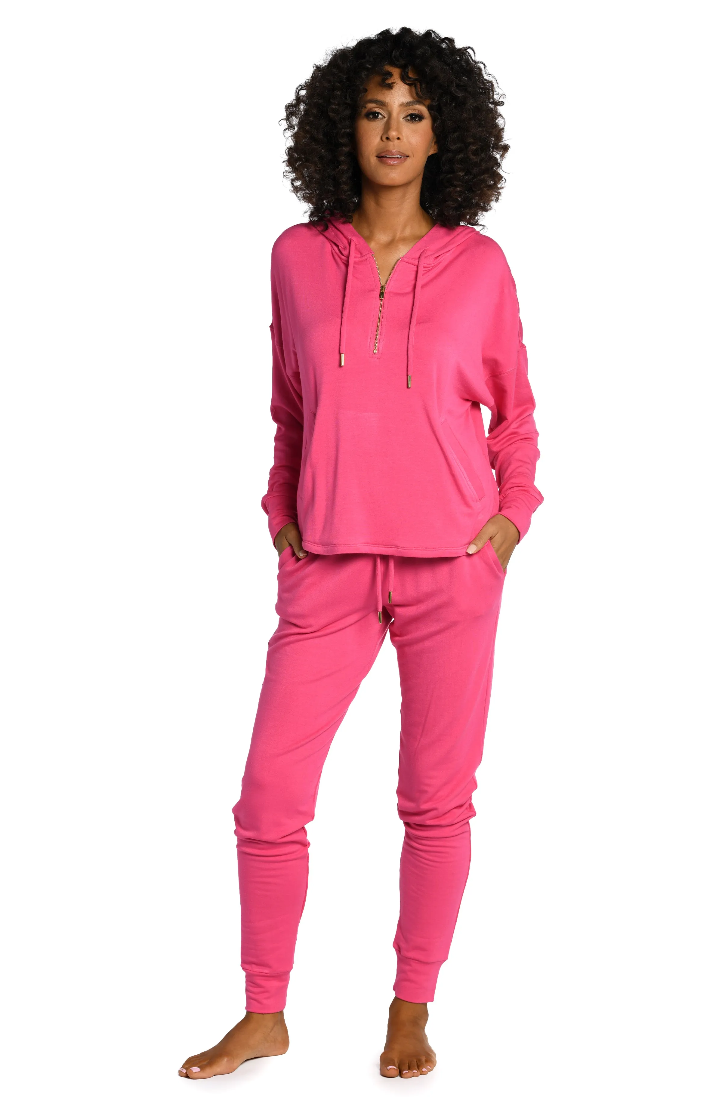 Living In Leisure French Terry Knit Joggers - FINAL SALE sold by La Blanca product image thumbnail 3