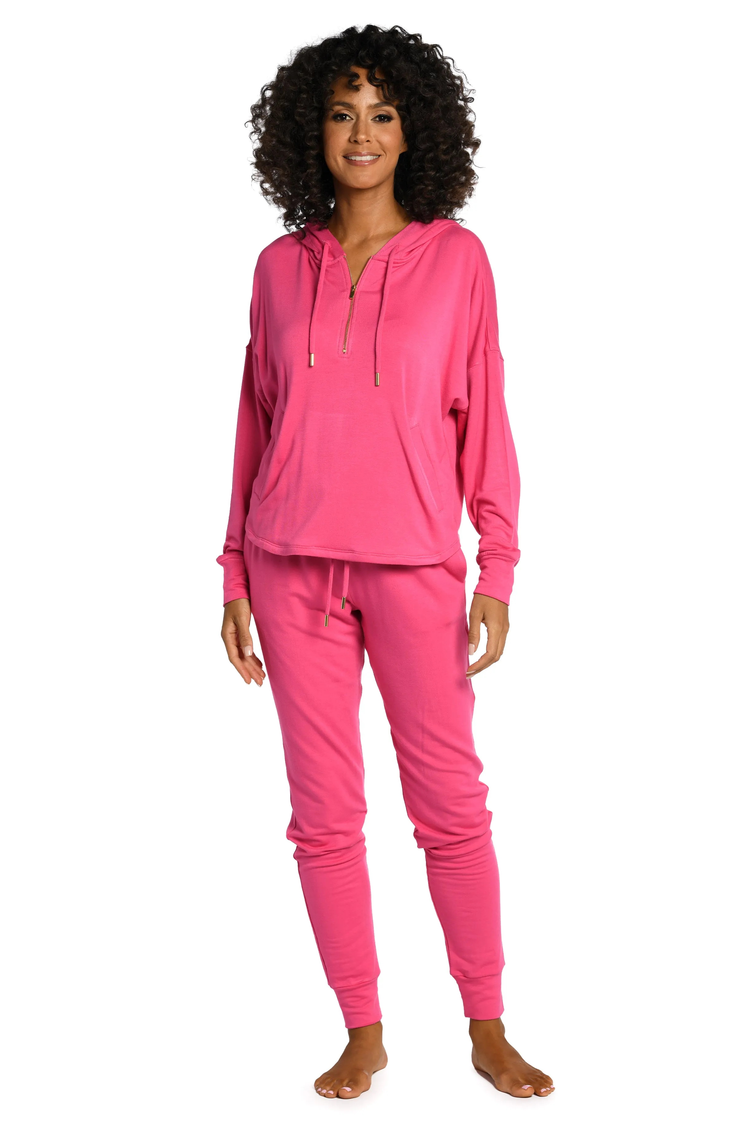 Living In Leisure French Terry Knit Joggers - FINAL SALE sold by La Blanca product image thumbnail 5