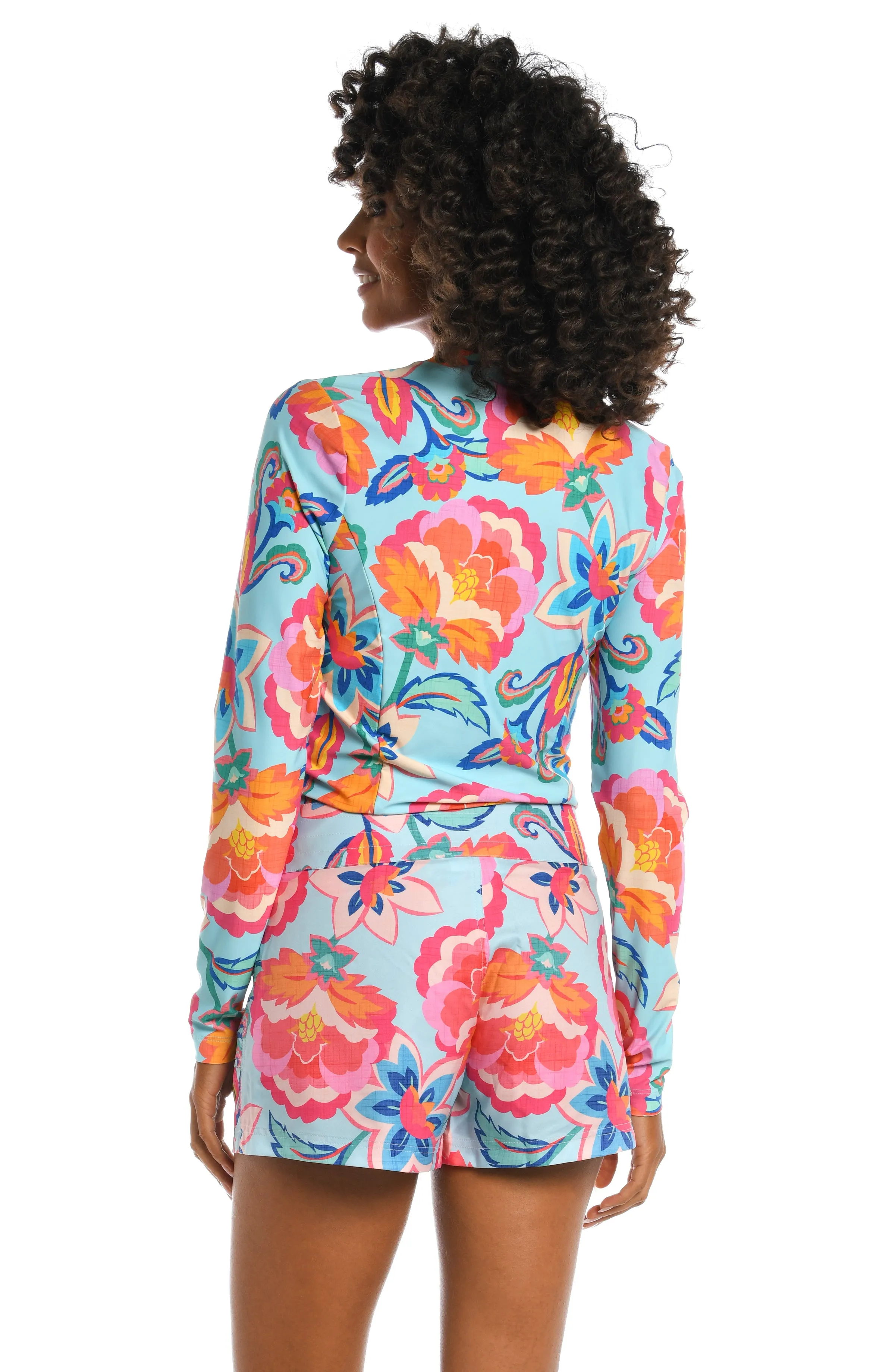 Breezy Beauty Half Zip Rashguard sold by La Blanca product image thumbnail 2