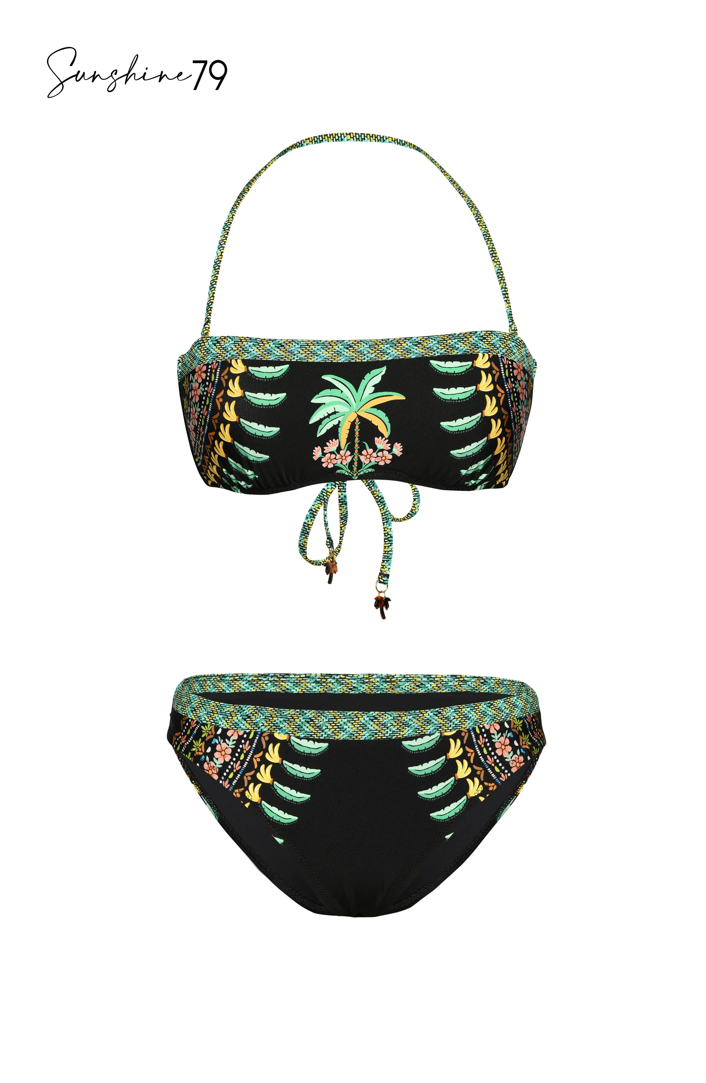 Sunshine 79 Palm Tree Paradise Hipster Bottom - FINAL SALE sold by La Blanca product image thumbnail 3