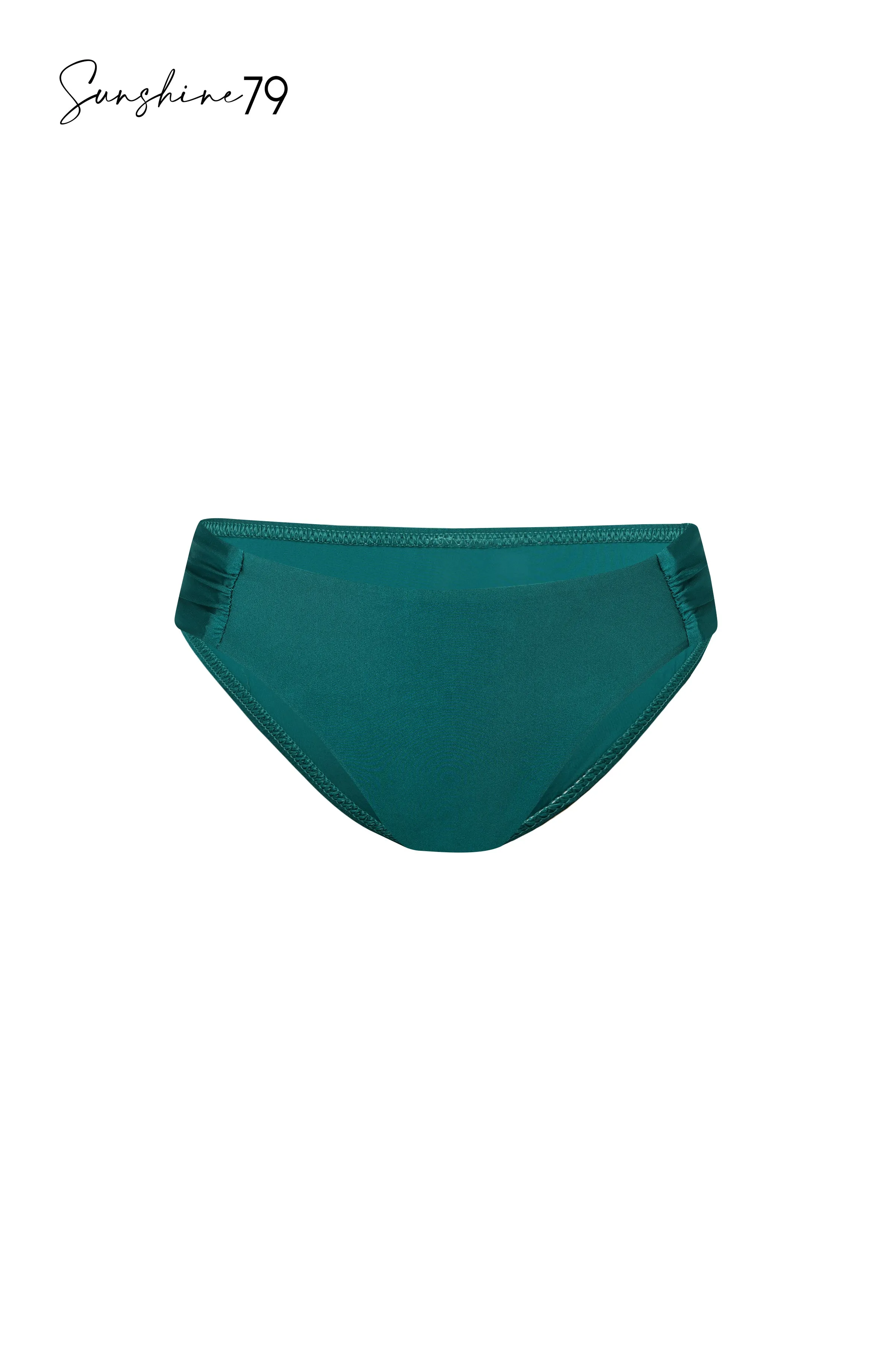 Sunshine 79 Sunshine Solids Side Shirred Hipster Bottom - Jade - FINAL SALE sold by La Blanca product image thumbnail 5