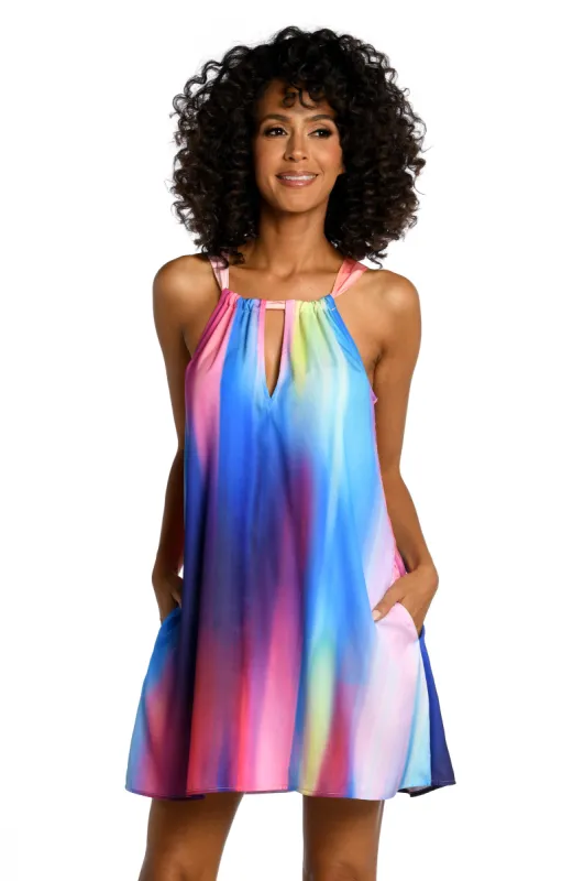 Sunset Shores High Neck Dress - FINAL SALE sold by La Blanca