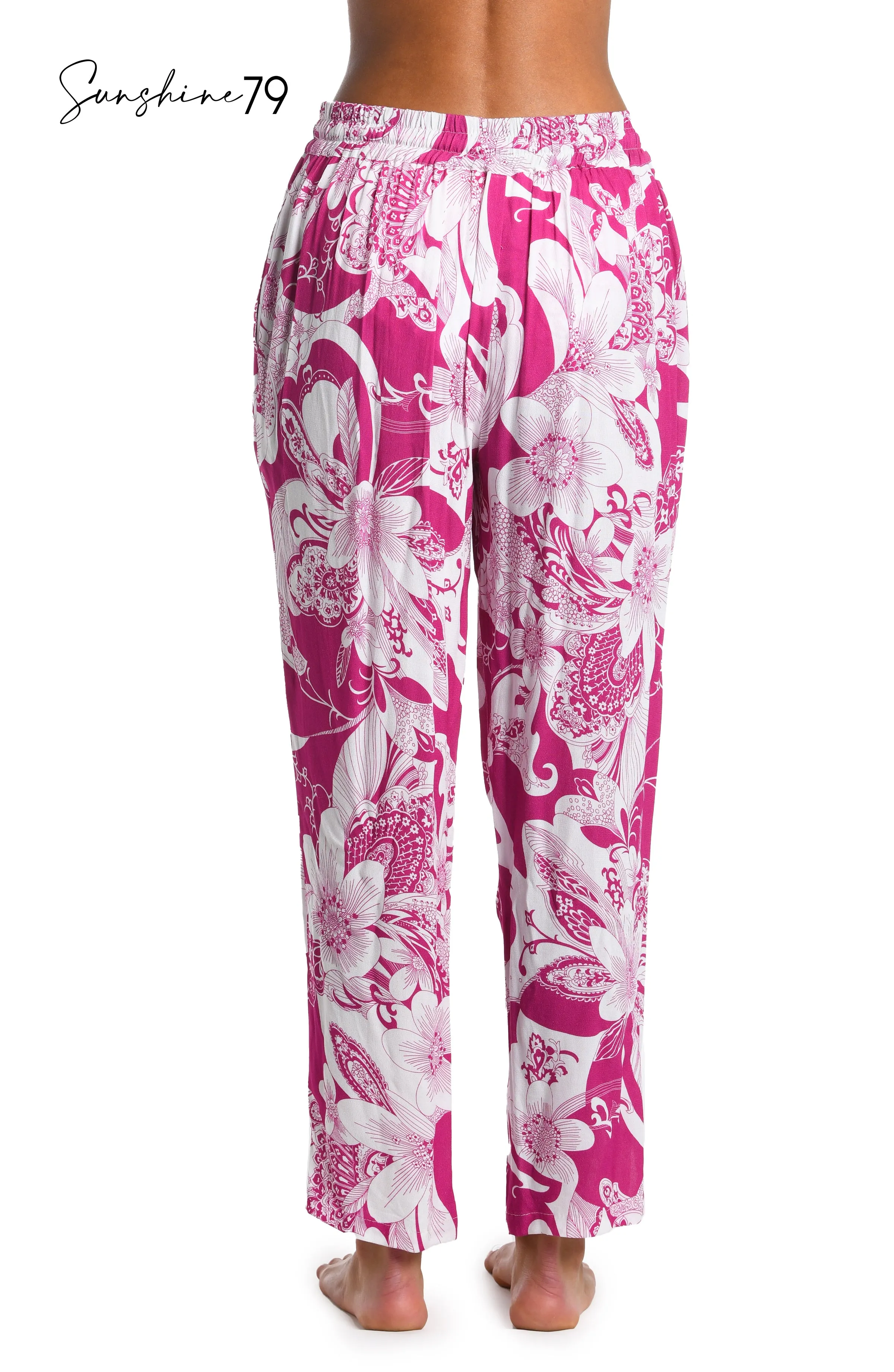 Sunshine 79 Boho Blooms Beach Pant sold by La Blanca product image thumbnail 2