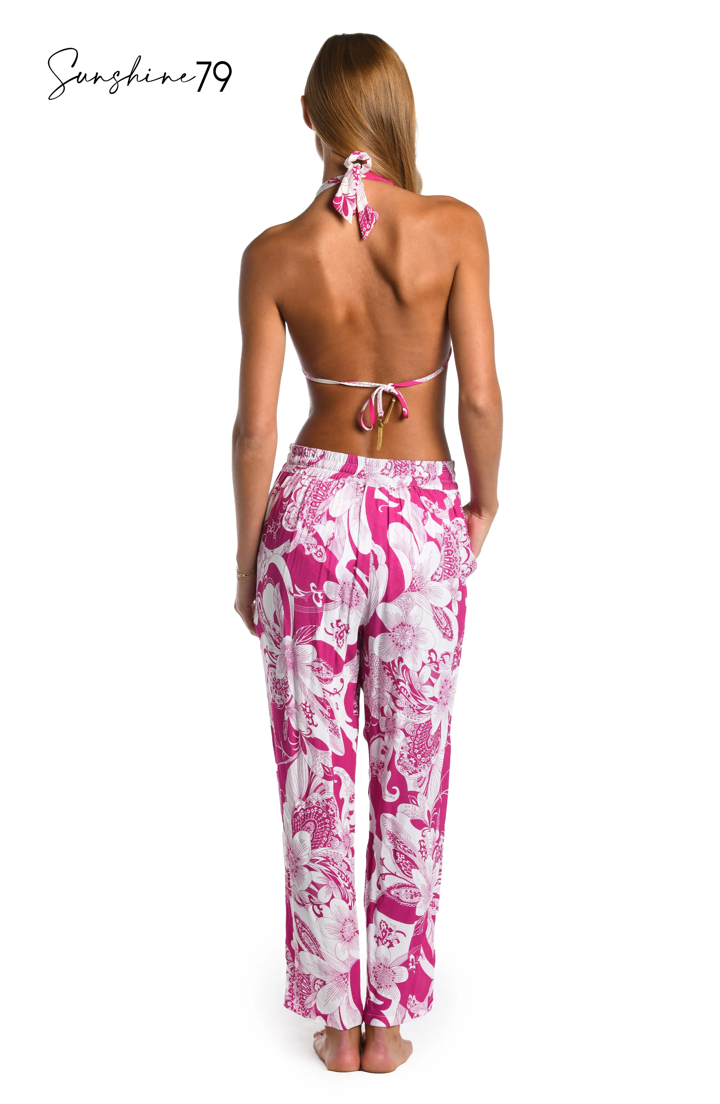 Sunshine 79 Boho Blooms Beach Pant sold by La Blanca product image thumbnail 4