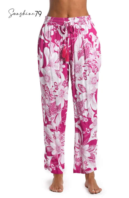 Sunshine 79 Boho Blooms Beach Pant sold by La Blanca