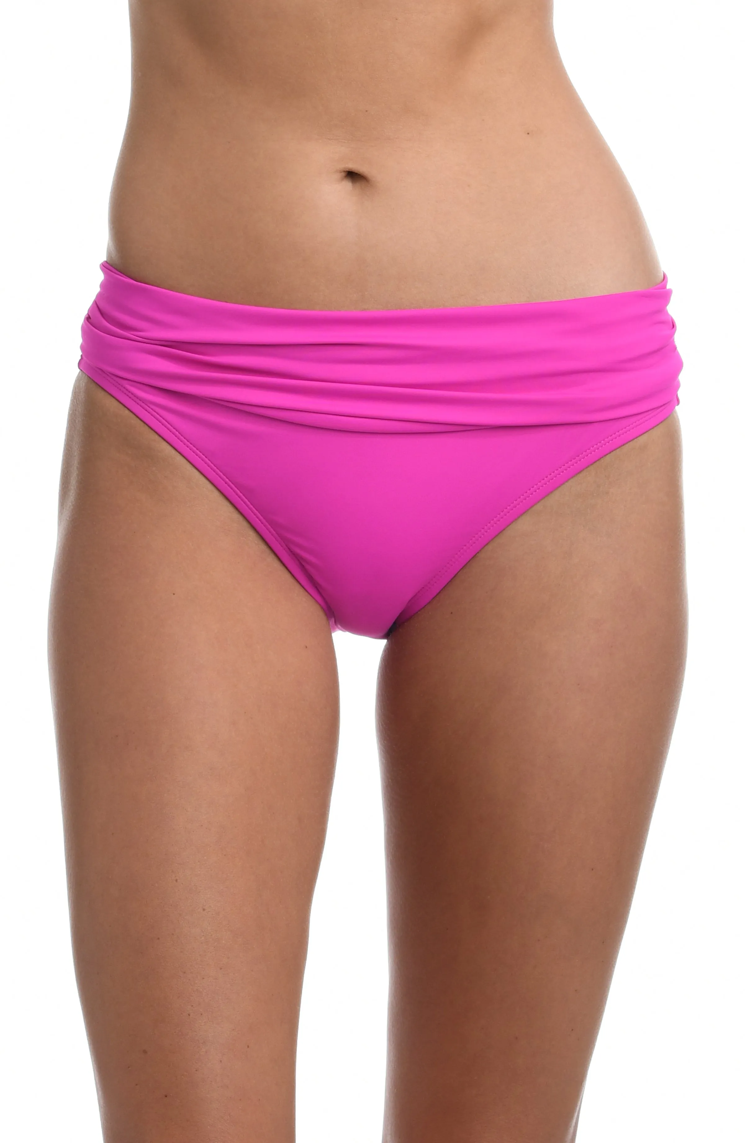 Island Goddess Shirred Band Hipster Bottom - Orchid (Final Sale) sold by La Blanca
