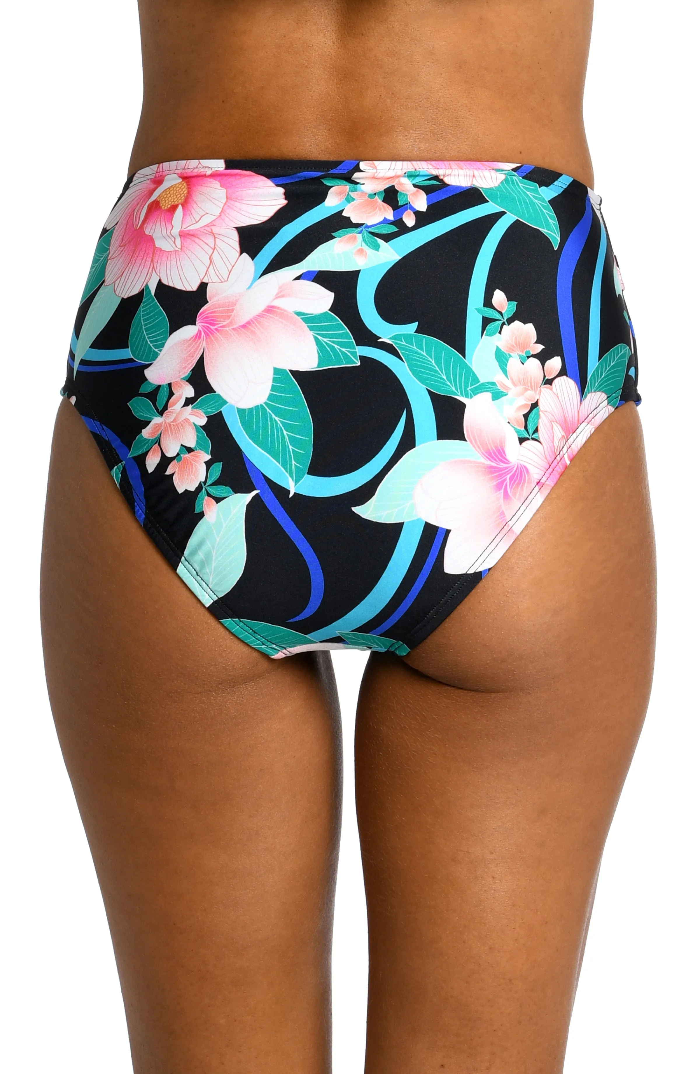 Nightfall Blooms High-Waist Bottom sold by La Blanca product image thumbnail 2