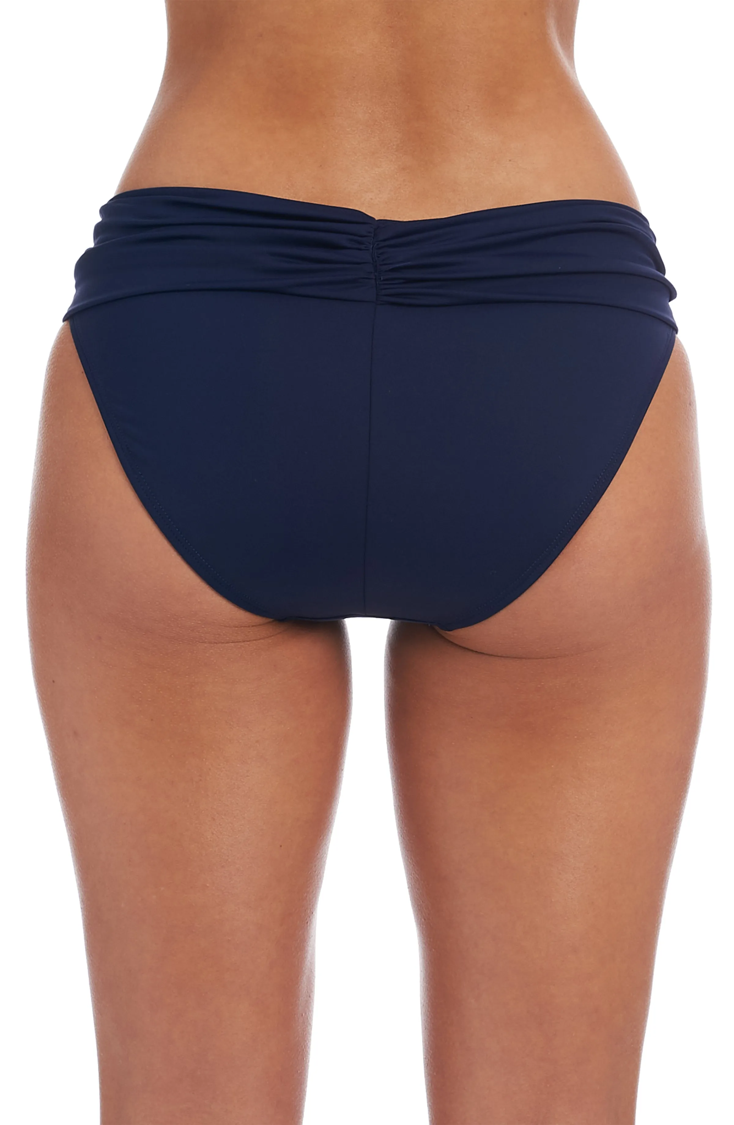 Island Goddess Shirred Band Hipster Bottom - Indigo sold by La Blanca product image thumbnail 2
