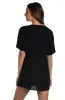 Coastal Covers Kimono - Black sold by La Blanca