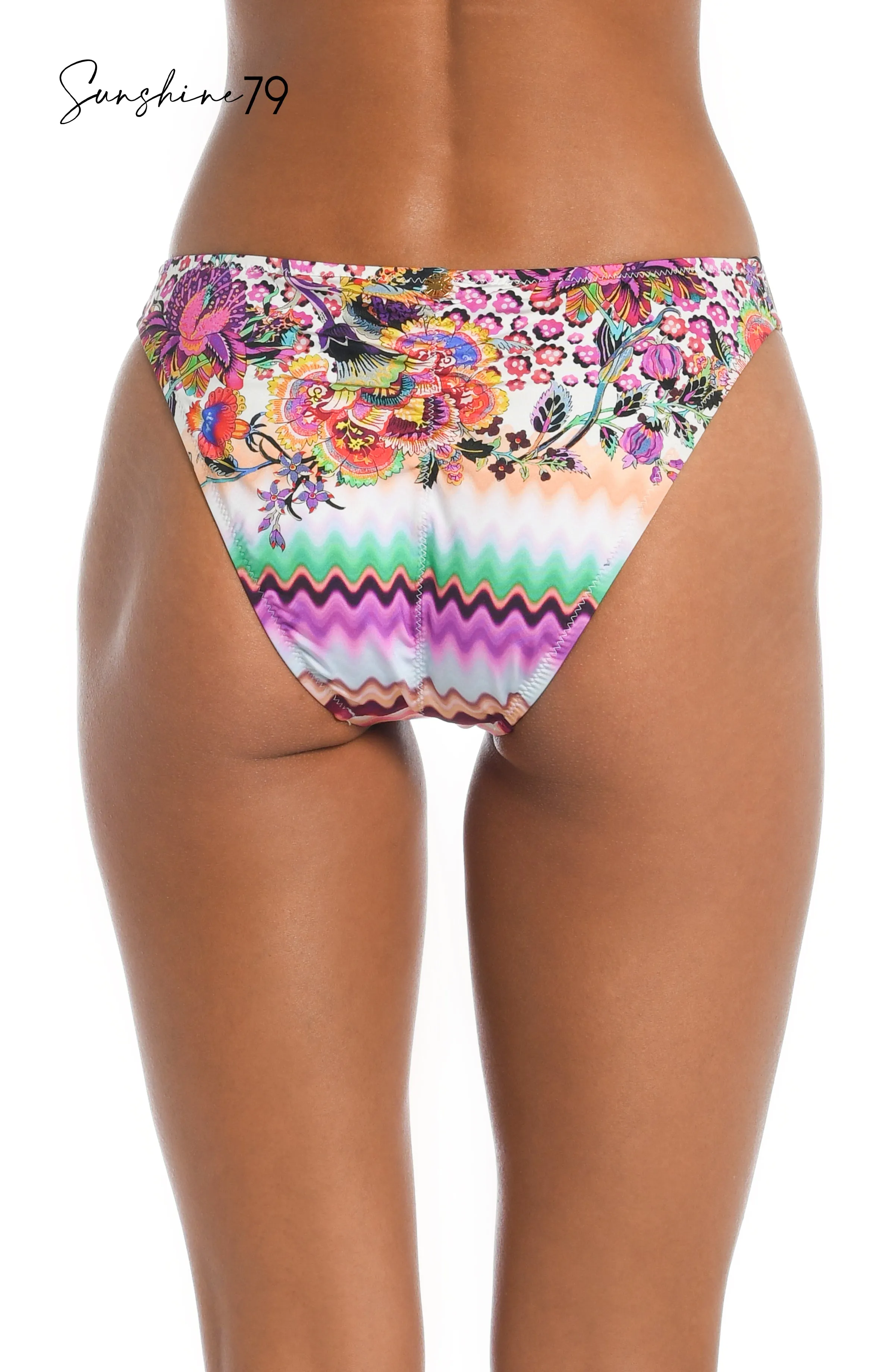 Sunshine 79 Flora Festival French Cut Bikini Bottom - FINAL SALE sold by La Blanca product image thumbnail 2