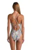 Sunshine 79 Glam Paisley V-Plunge One Piece - FINAL SALE sold by La Blanca