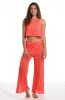 Sunshine 79 Chillin' Crochet High Neck Tank Top - Watermelon - FINAL SALE sold by La Blanca