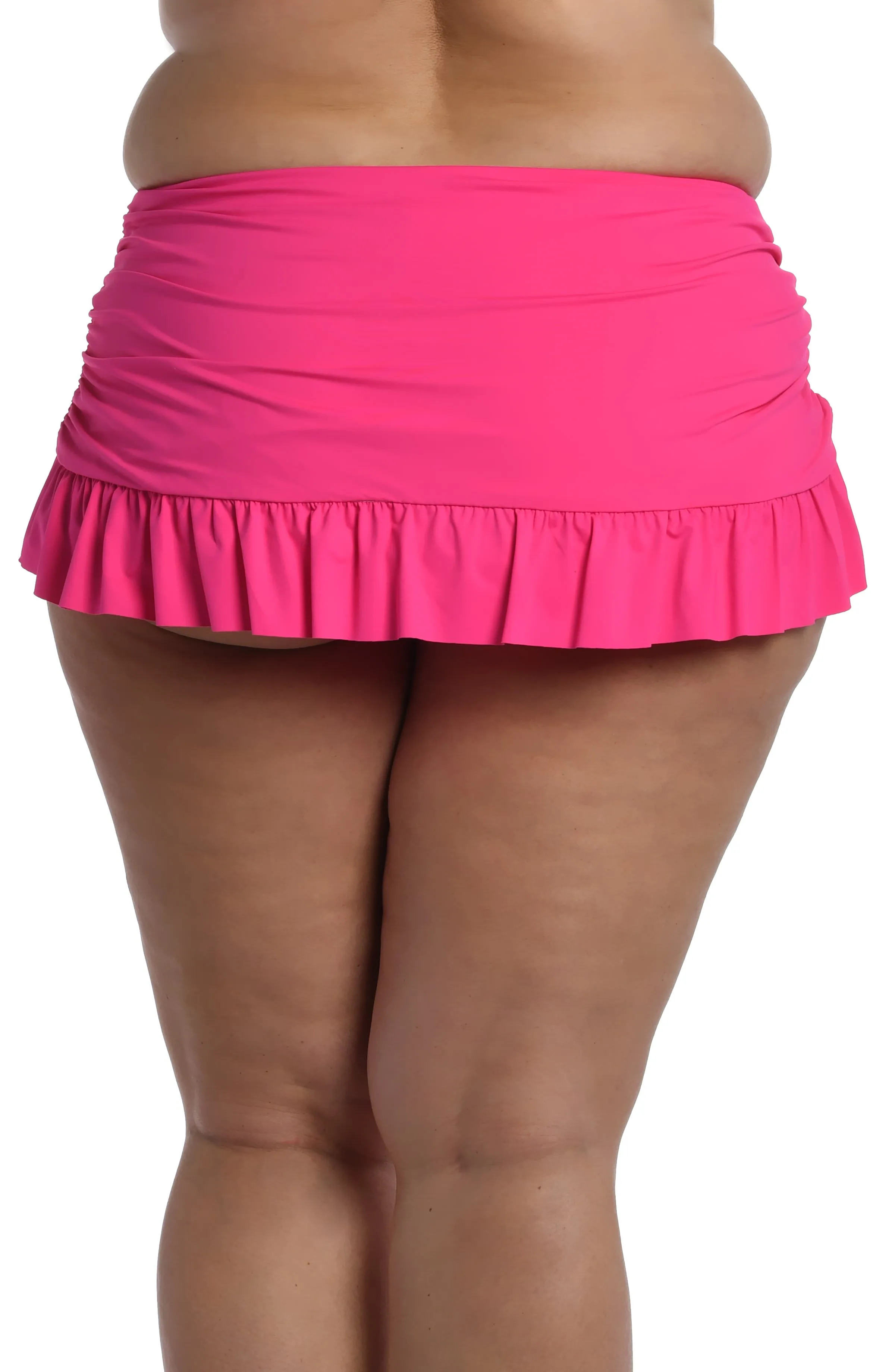 Island Goddess Ruffle Skirted Bottom - Pop Pink - FINAL SALE sold by La Blanca product image thumbnail 4