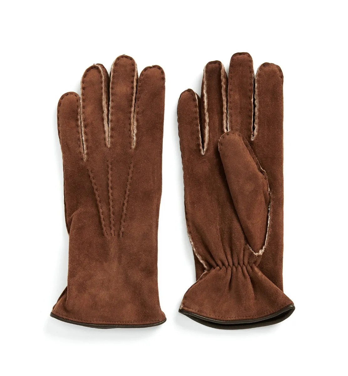 CAESAR MEN'S SHEARLING-LINED LEATHER GLOVES sold by La CANADIENNE
