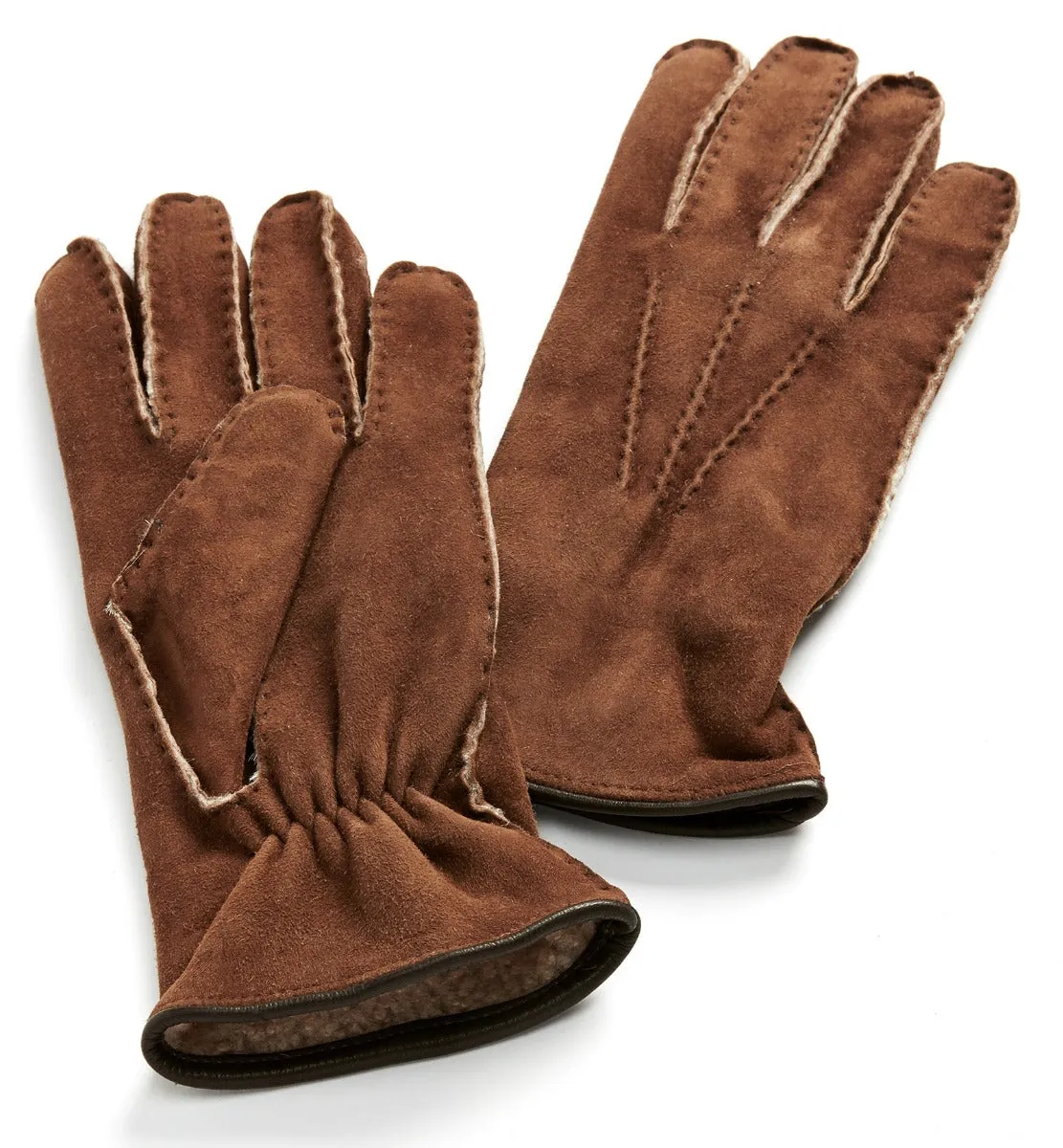 CAESAR MEN'S SHEARLING-LINED LEATHER GLOVES sold by La CANADIENNE product image thumbnail 2