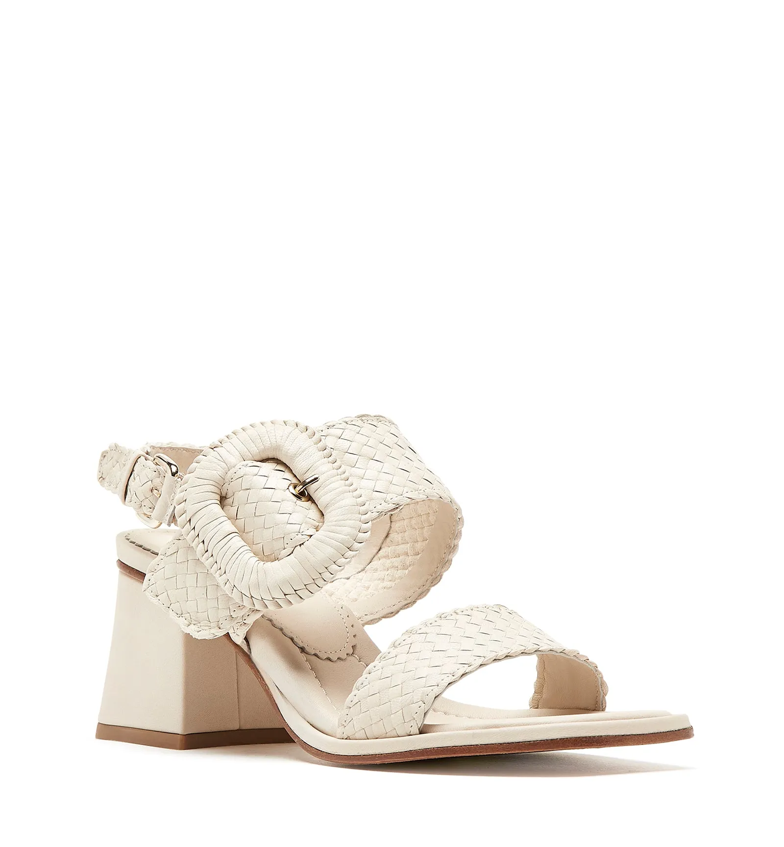 PARADISE WOVEN LEATHER SANDAL sold by La CANADIENNE product image thumbnail 2