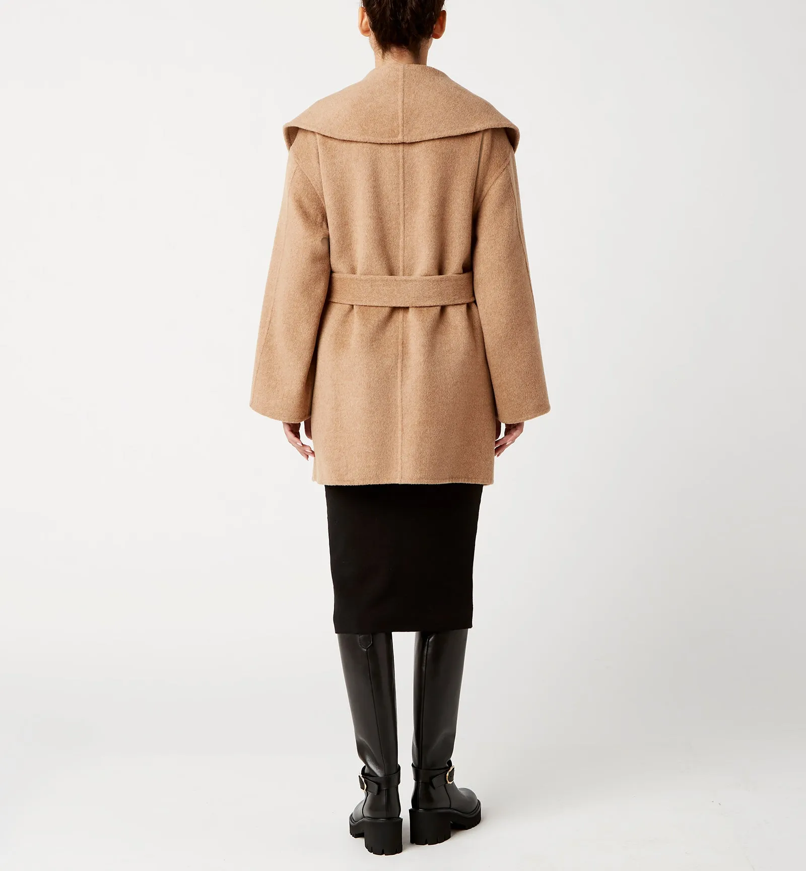 ZIA WOOL WRAP COAT sold by La CANADIENNE product image thumbnail 4