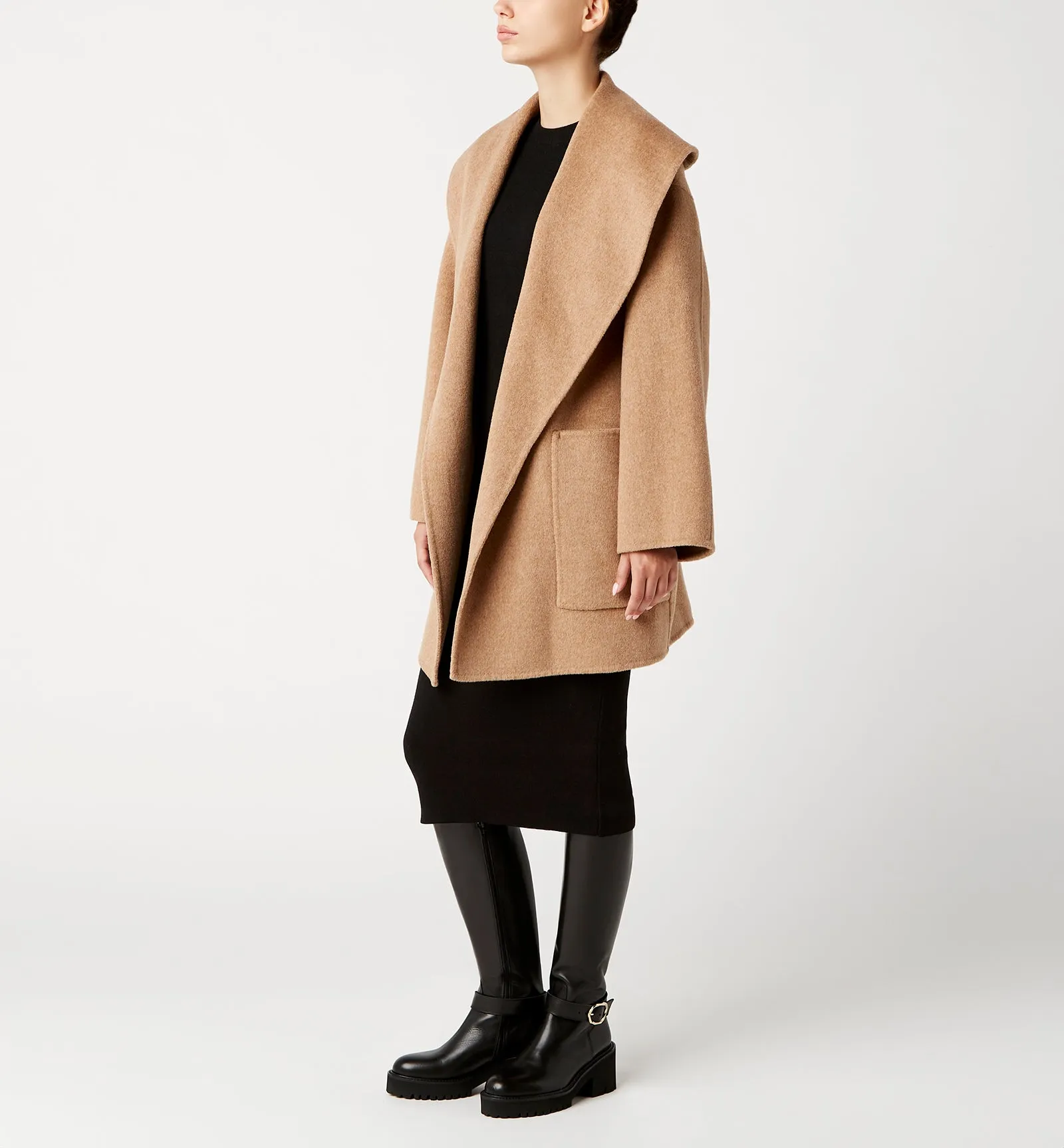 ZIA WOOL WRAP COAT sold by La CANADIENNE product image thumbnail 3