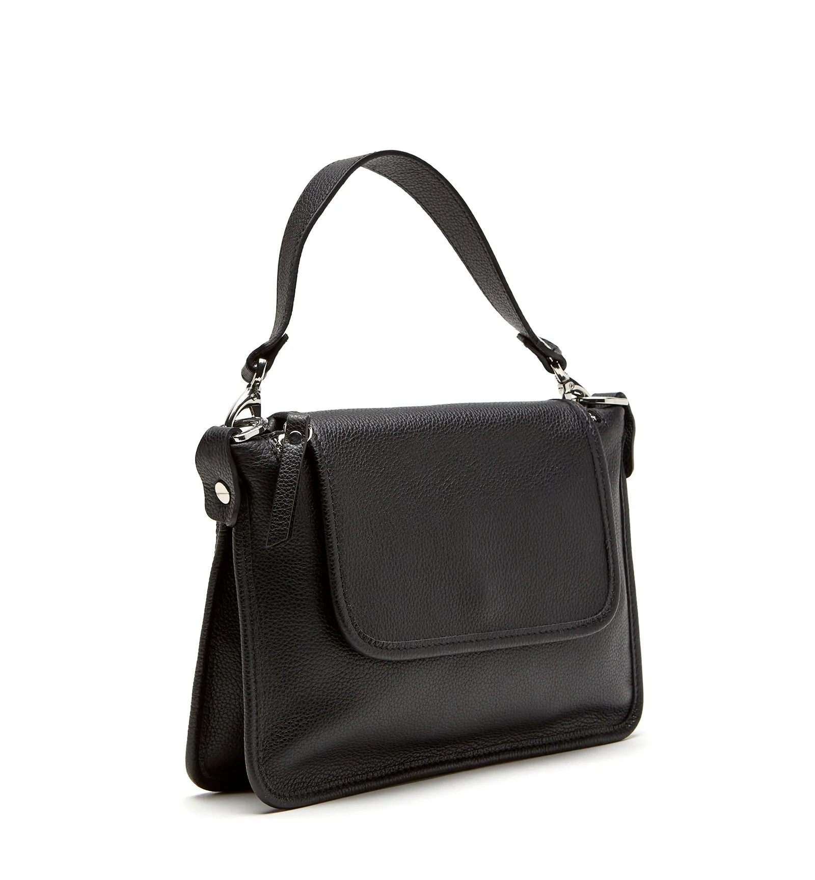 MEDAL DOUBLE ZIP LEATHER BAG sold by La CANADIENNE product image thumbnail 2