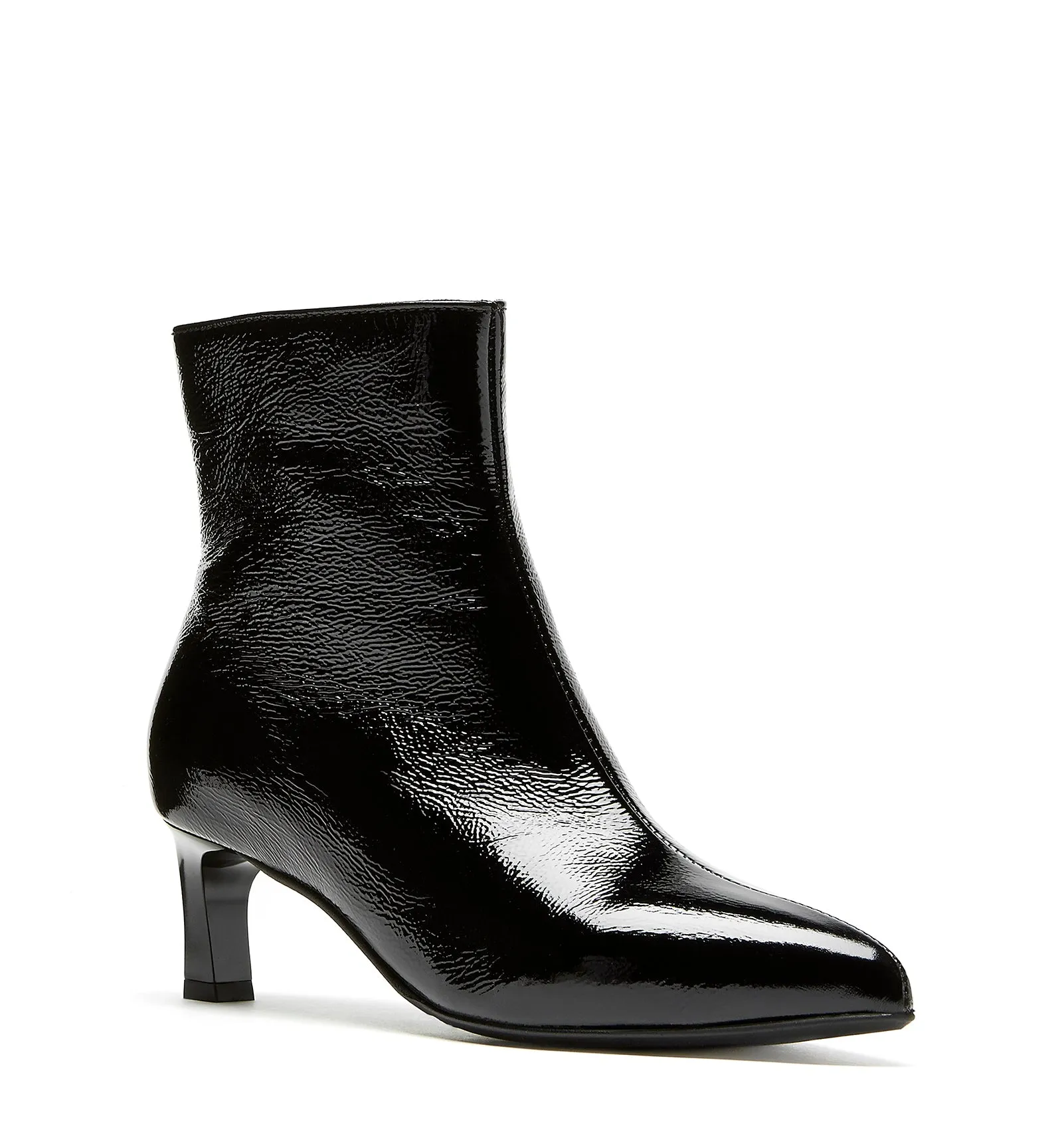 AMELY CRINKLE LEATHER BOOTIE sold by La CANADIENNE product image thumbnail 3
