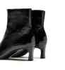 AMELY CRINKLE LEATHER BOOTIE sold by La CANADIENNE