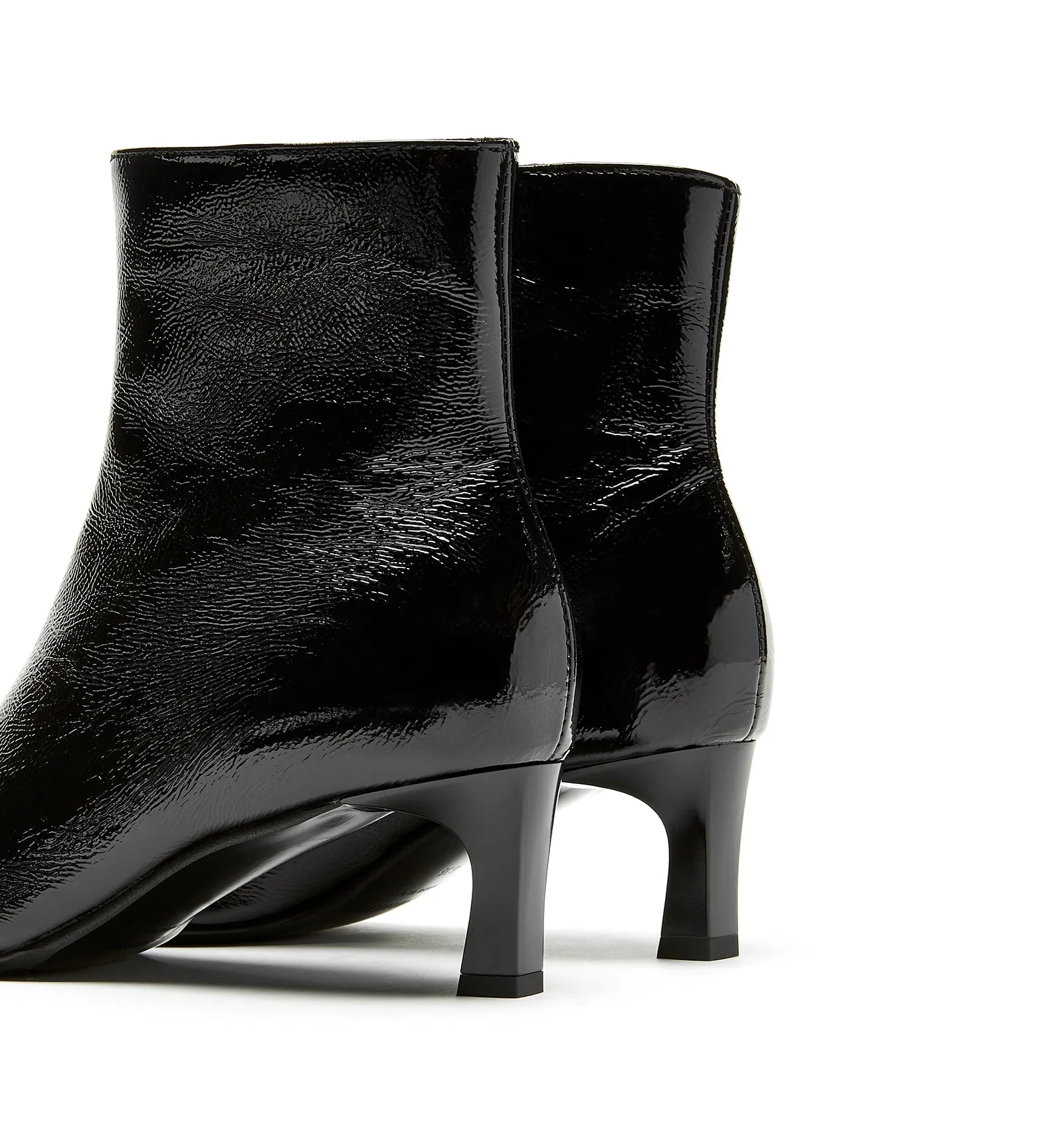 AMELY CRINKLE LEATHER BOOTIE sold by La CANADIENNE product image thumbnail 5