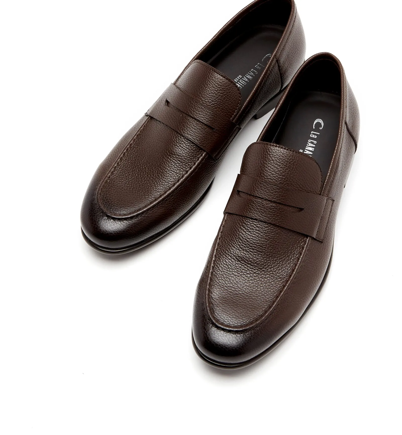 ALWYN MEN'S LEATHER LOAFER sold by La CANADIENNE product image thumbnail 3