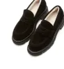 DEVIN SHEARLING-LINED SUEDE LOAFER sold by La CANADIENNE