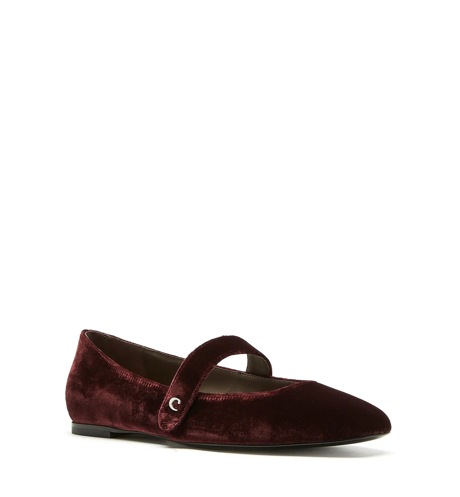 FIFER MARY JANE VELVET FLAT sold by La CANADIENNE product image thumbnail 2