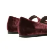 FIFER MARY JANE VELVET FLAT sold by La CANADIENNE