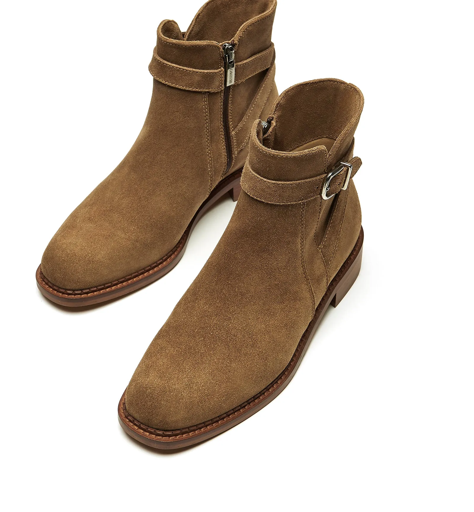 SILVIA SUEDE BOOTIE sold by La CANADIENNE product image thumbnail 3