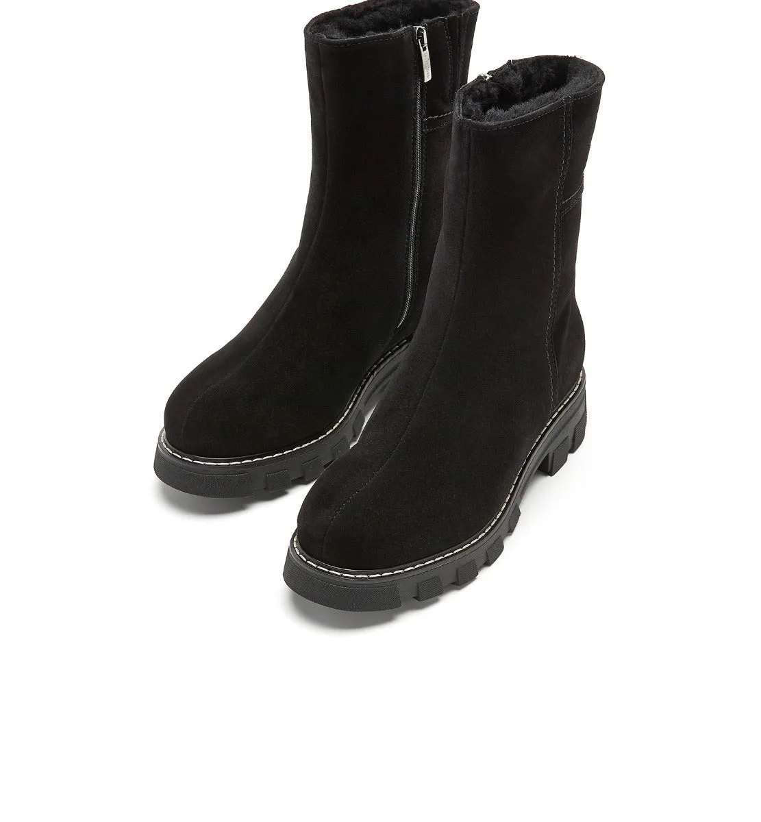 AUTUMN SHEARLING-LINED SUEDE BOOTIE sold by La CANADIENNE product image thumbnail 3