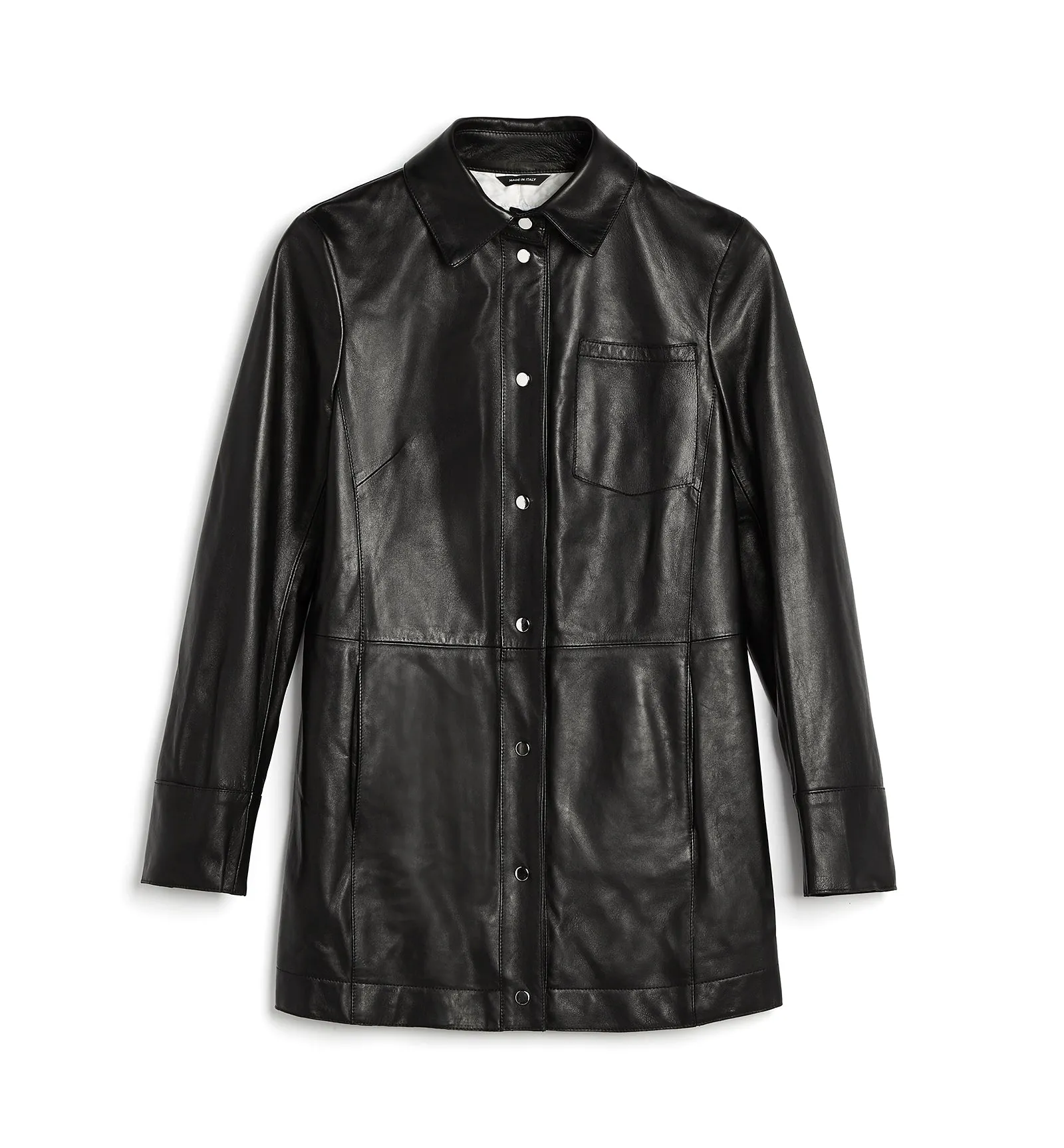 NADELLE LEATHER SHIRT JACKET sold by La CANADIENNE product image thumbnail 5
