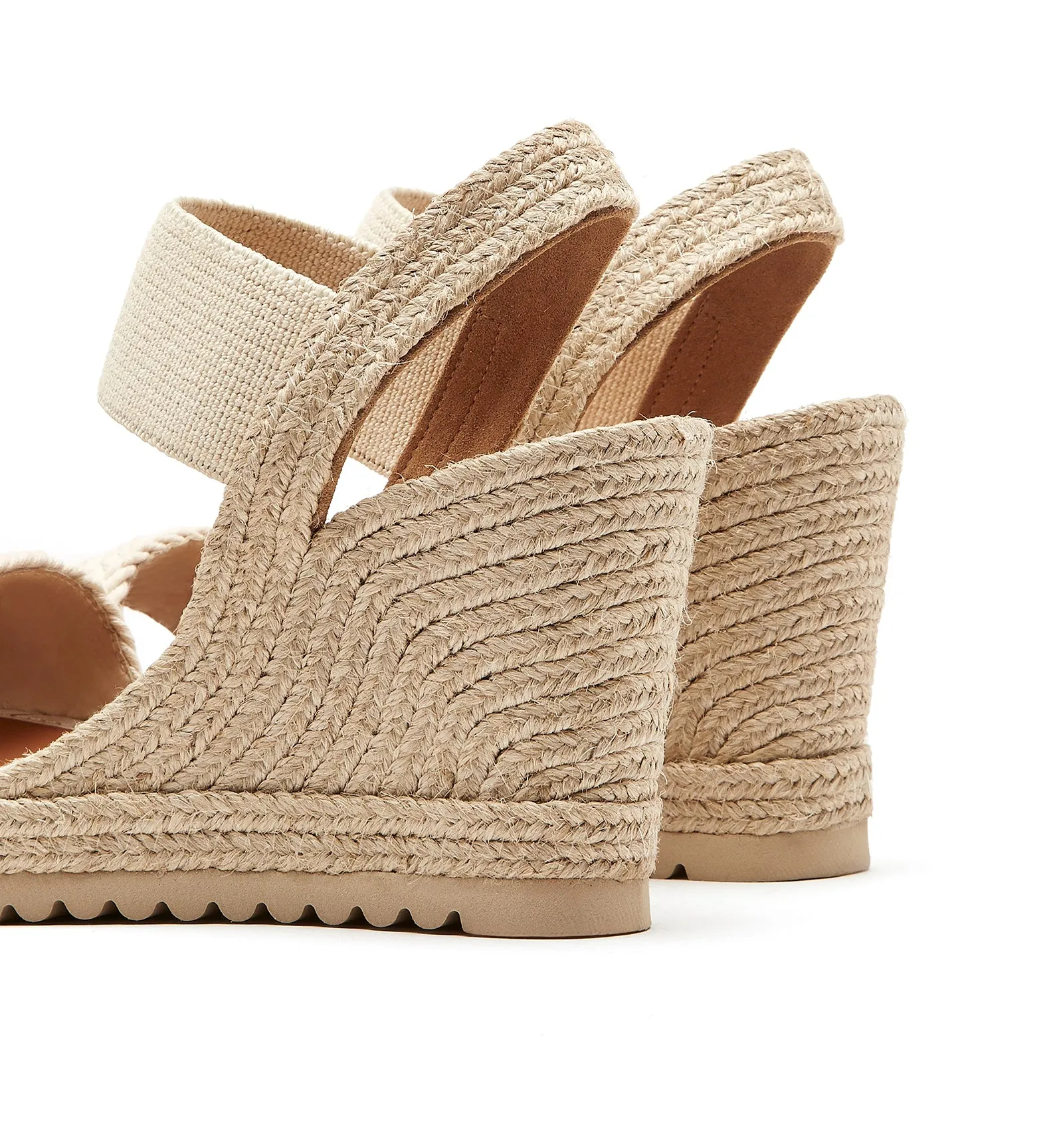 CHARIOT FABRIC WEDGE SANDAL sold by La CANADIENNE product image thumbnail 4