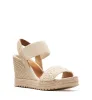 CHARIOT FABRIC WEDGE SANDAL sold by La CANADIENNE