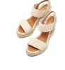 CHARIOT FABRIC WEDGE SANDAL sold by La CANADIENNE