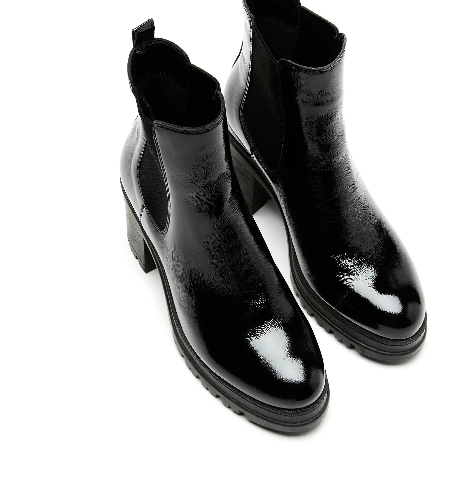 PAXTON PATENT LEATHER BOOTIE sold by La CANADIENNE product image thumbnail 3