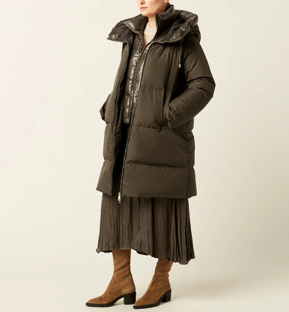 NIMA DOWN PUFFER COAT sold by La CANADIENNE product image thumbnail 5