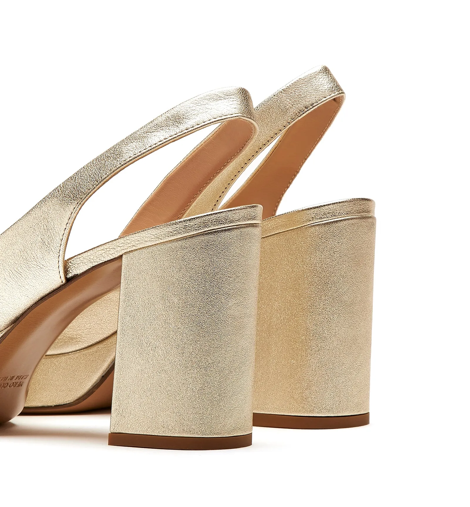 REBEL LEATHER SLINGBACK SANDAL sold by La CANADIENNE product image thumbnail 4