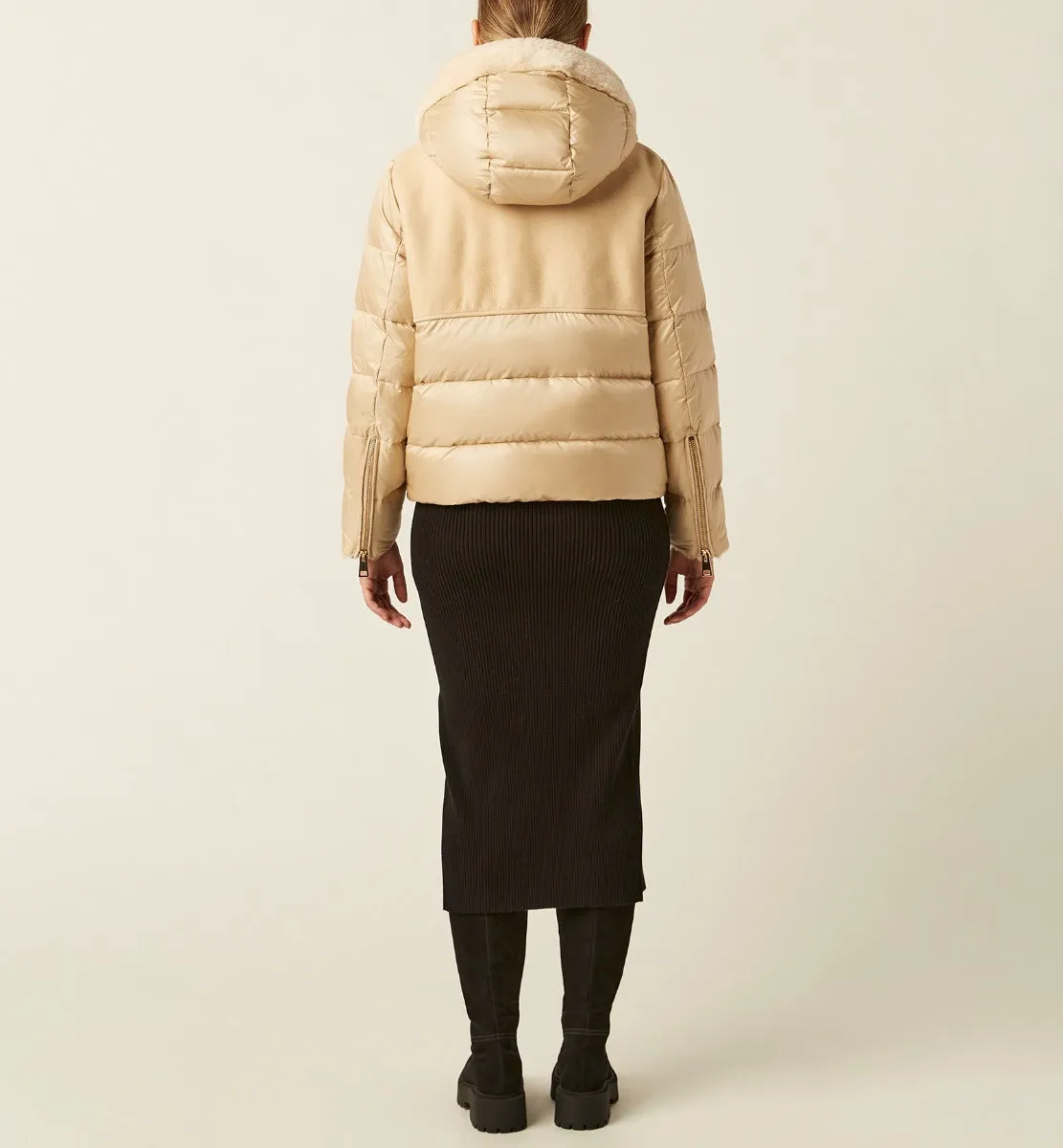NIRVANA DOWN PUFFER COAT sold by La CANADIENNE product image thumbnail 5