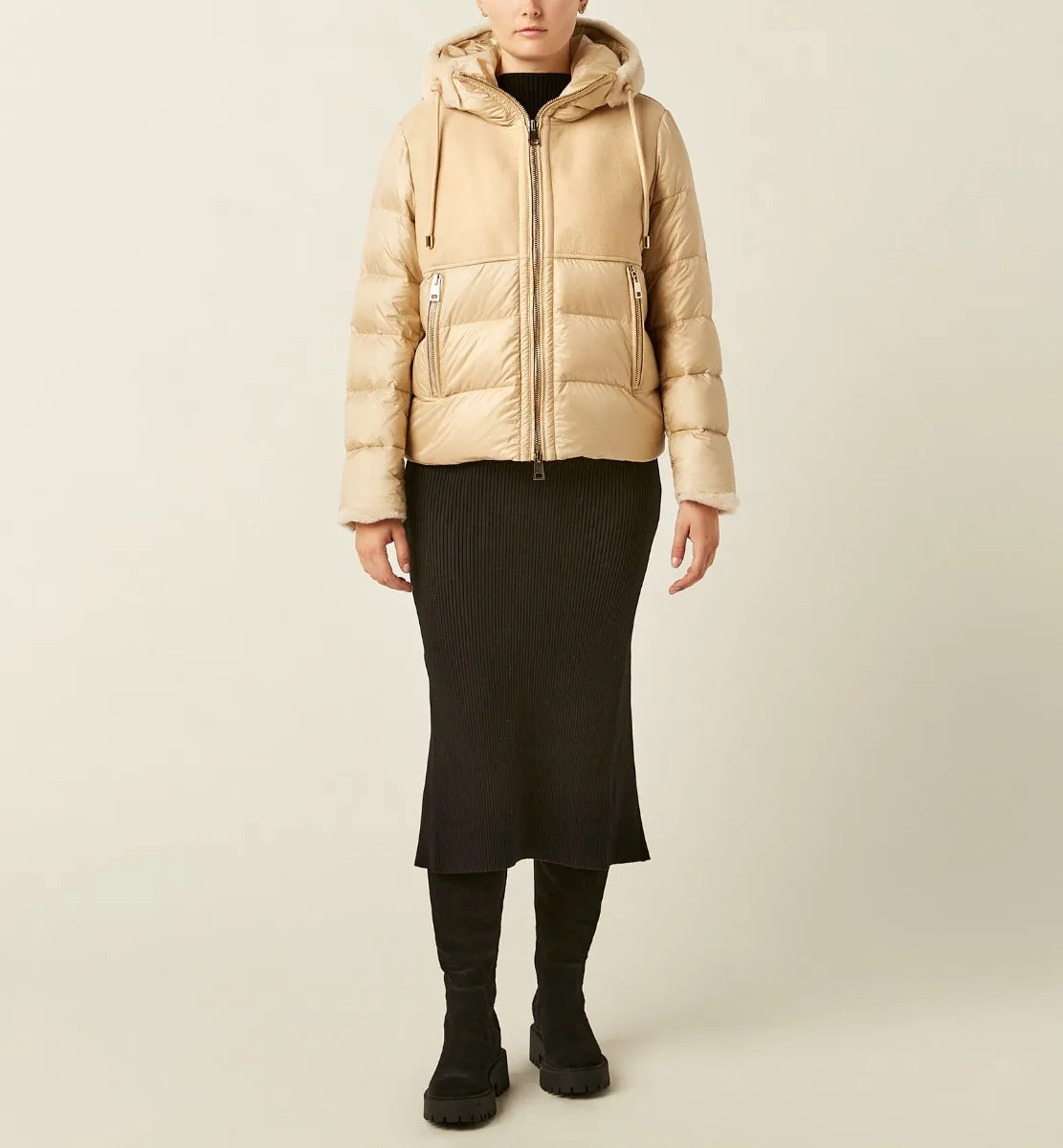 NIRVANA DOWN PUFFER COAT sold by La CANADIENNE product image thumbnail 2